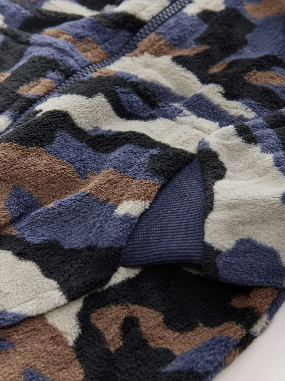 Neutraal camouflage - Fleece onesie (3-16 jr)