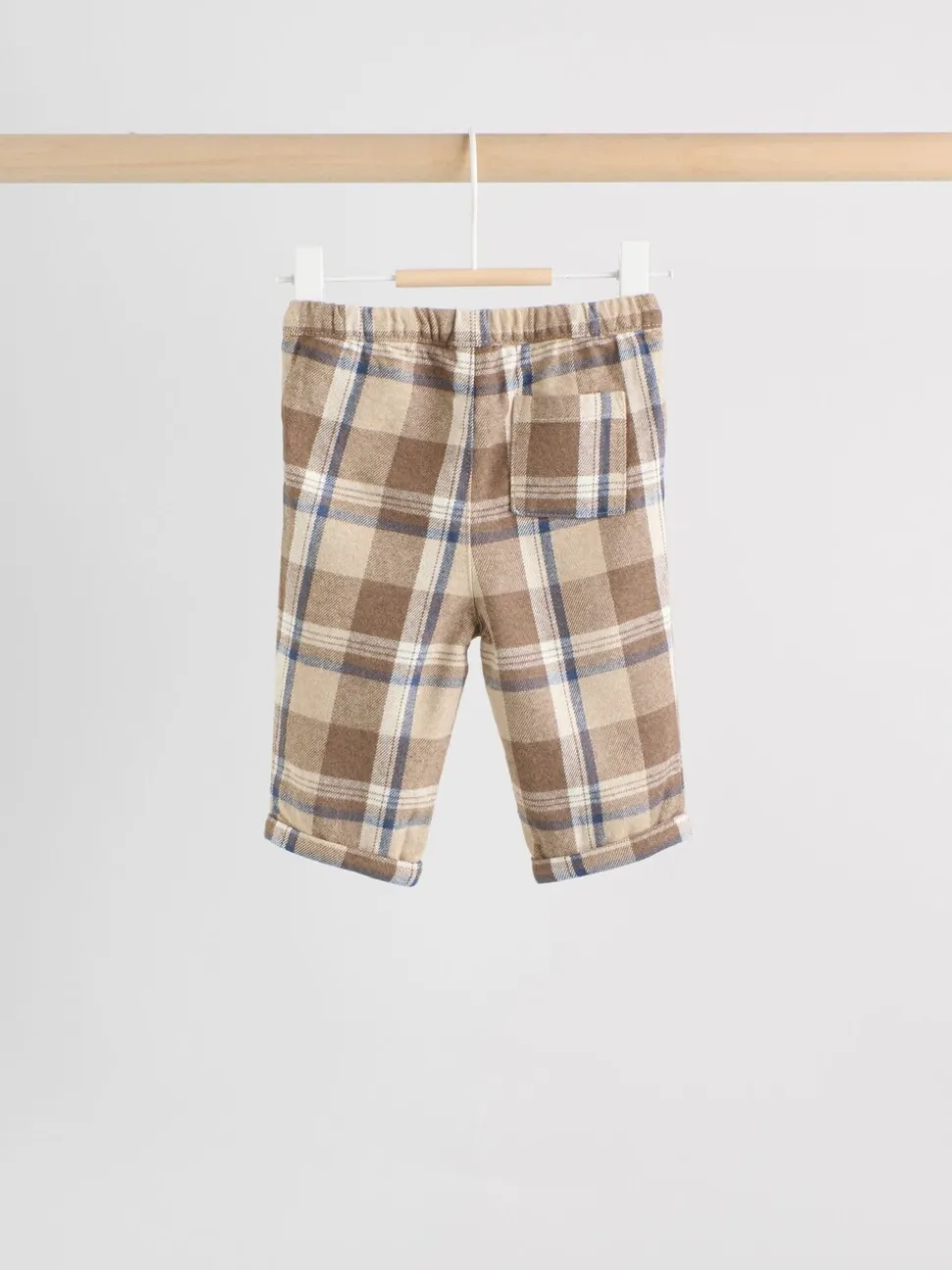 Neutraal geruit - Set van babysweatshirt en broek (0mnd -2jr)