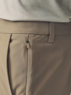 Neutraal kiezelkleurig - Active Golfshorts