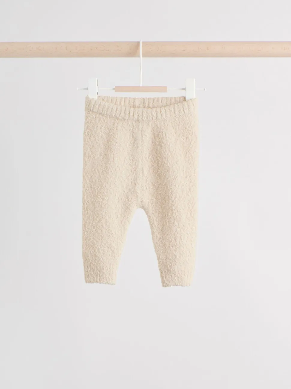 Neutraal met beren - Set van gebreide top en legging (0mnd -2jr)