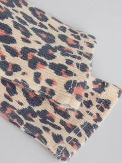 Neutraal met dieren - Baby Spijkerjack, Top en Leggings Set 3 Pieces (0mnd-2jr)