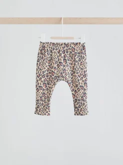 Neutraal met dieren - Baby Spijkerjack, Top en Leggings Set 3 Pieces (0mnd-2jr)