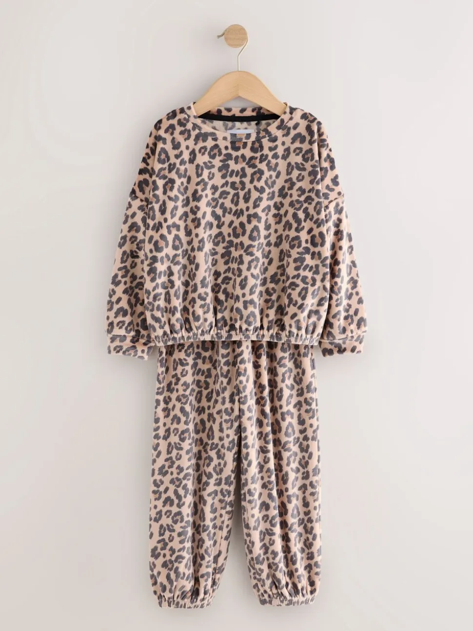 Neutraal met dieren - Behaaglijke fleece pyjama (3-16 jr)