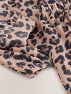 Neutraal met dieren - Behaaglijke fleece pyjama (3-16 jr)