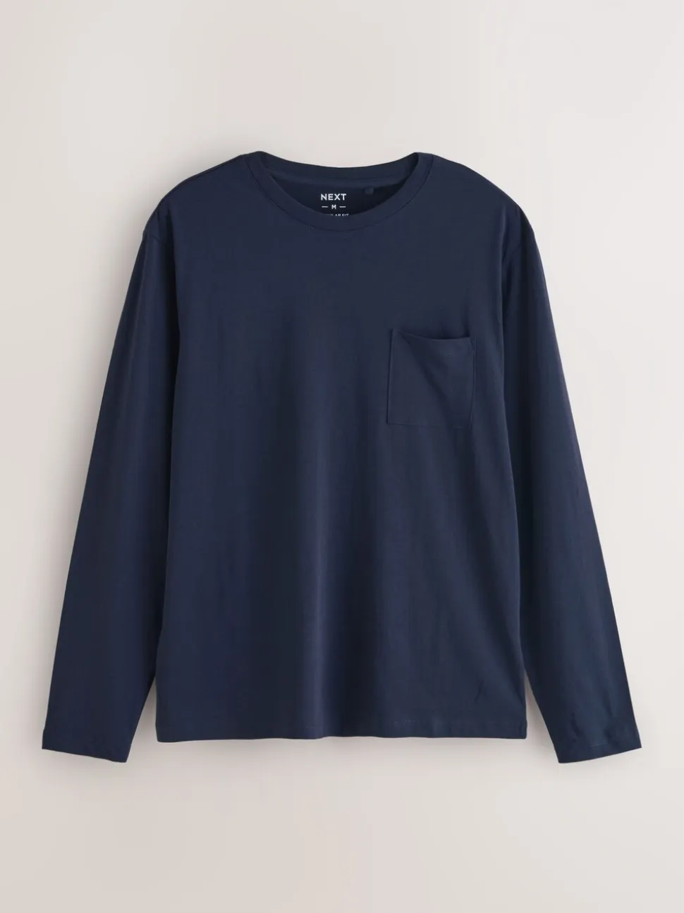 Neutraal/marineblauw - Geruite pyjamaset met korte jersey mouwen 2 stuks