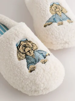 Neutrale Charlie Cockapoo - Instappantoffels met borgvoering