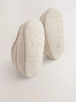 Neutrale instappers - Suède babyschoenen (0-2mnd)