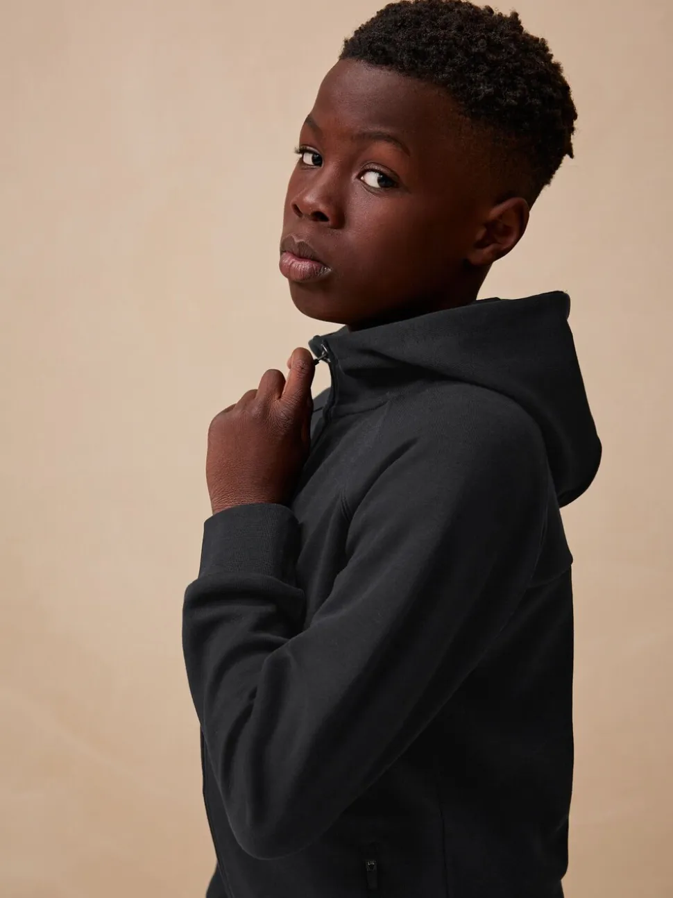 Nieuw zwart - Tech Sportswear Hoodie and Joggers Set
