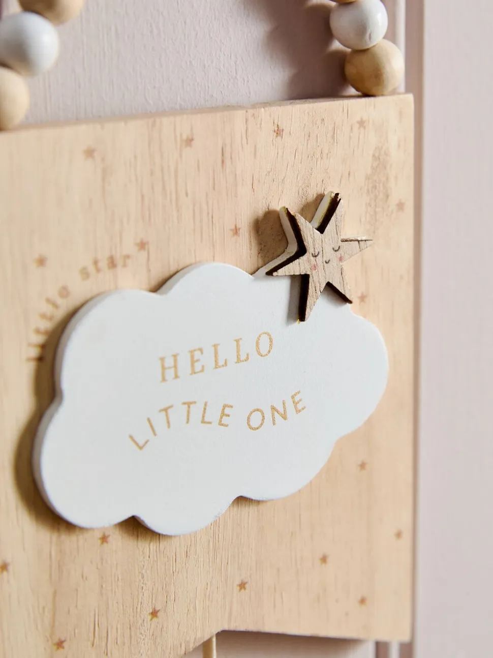 Nieuwe Baby Cloud houten hangdecoratie
