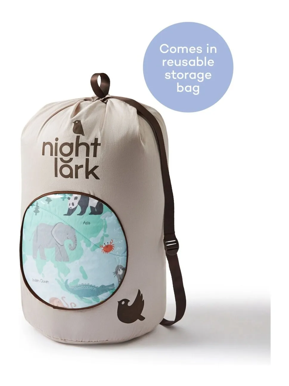 Night Lark Junior Overtrekloos Dekbed Set 4,5 Tog