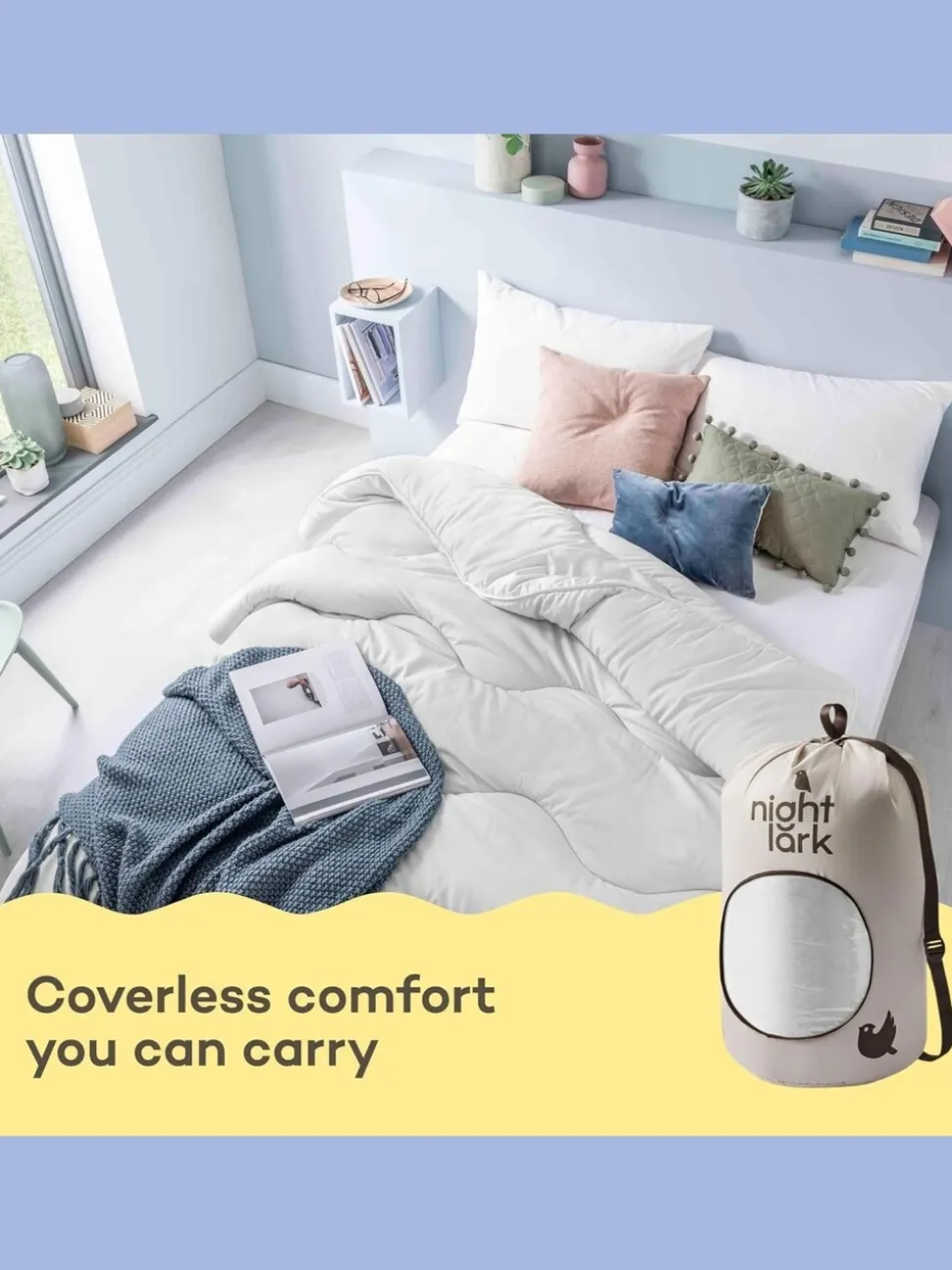 Night Lark Linen 4.5 Tog Coverless Duvet