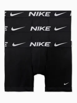 Nike DRI-Fit Essential verpakking van 3 zwarte micro boxershorts