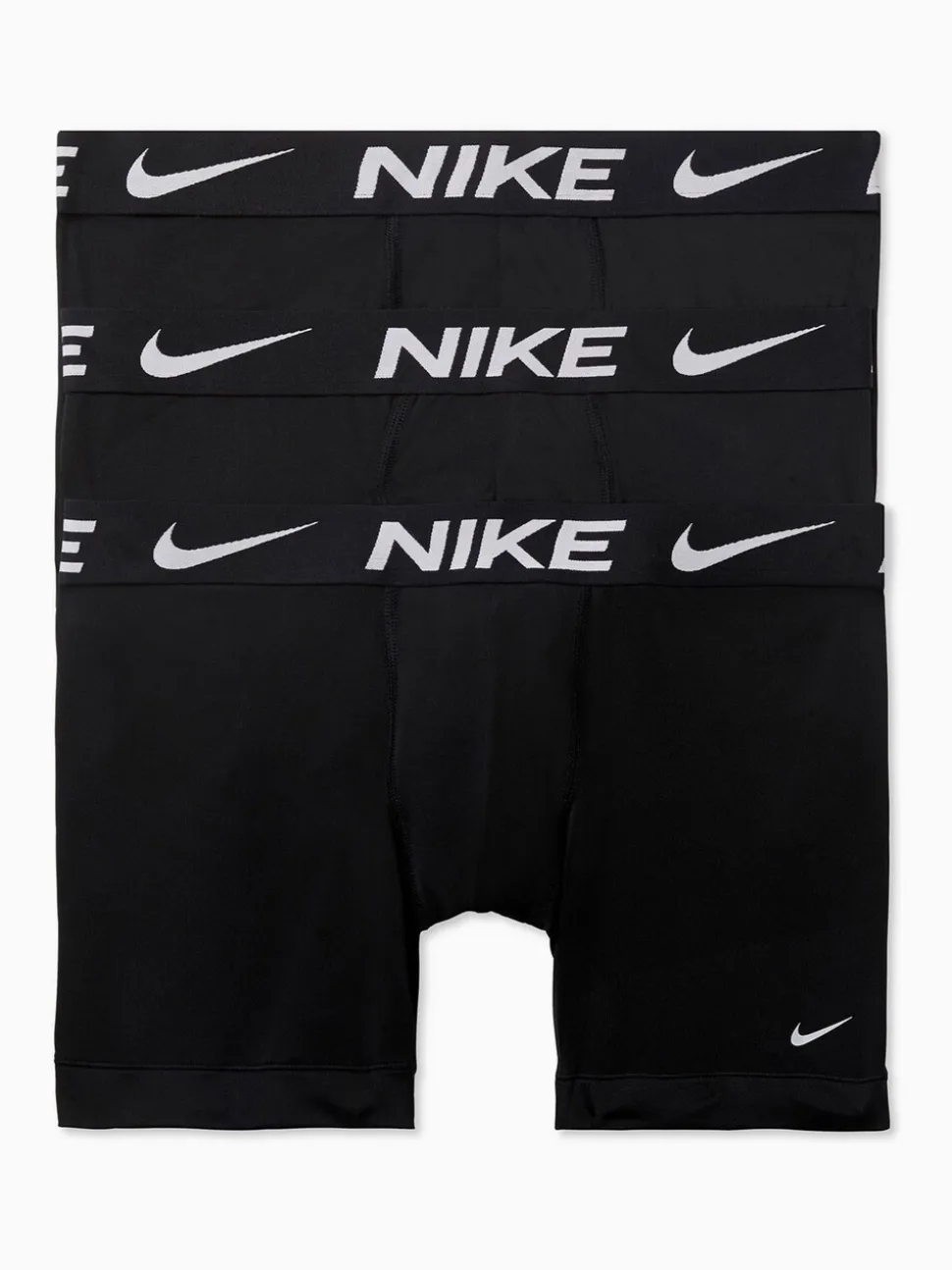 Nike DRI-Fit Essential verpakking van 3 zwarte micro boxershorts
