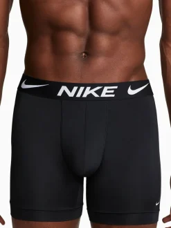 Nike DRI-Fit Essential verpakking van 3 zwarte micro boxershorts