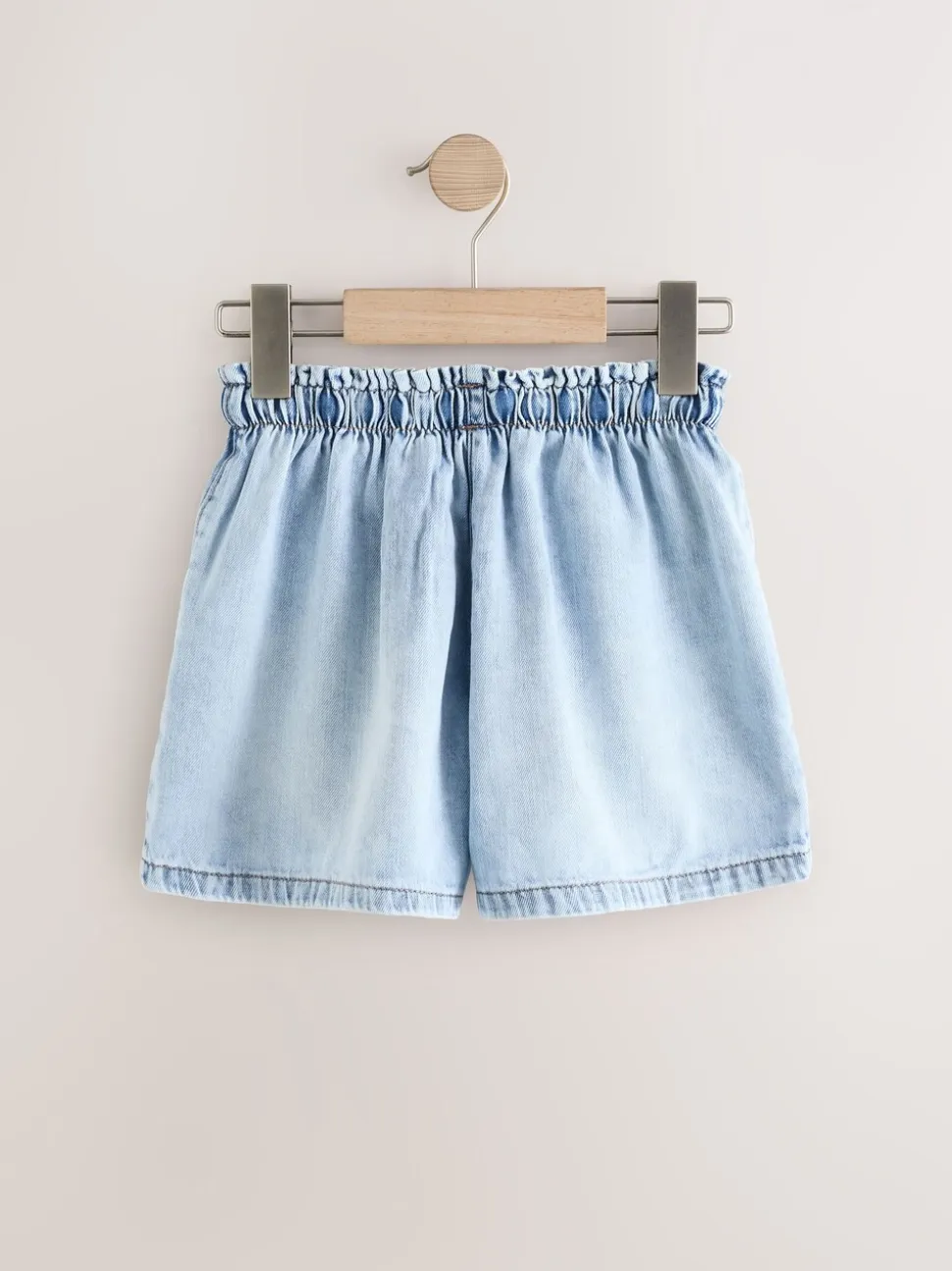 Normaal blauw - 100% katoenen denim shorts verpakking van 2 (3 - 16 jr)