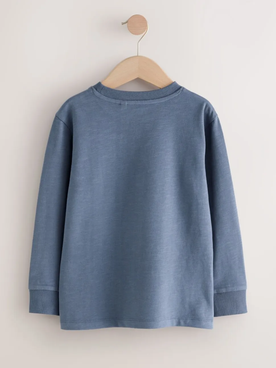 Normaal blauw - Behaaglijk T-shirt met lange mouwen (3-16 jr)
