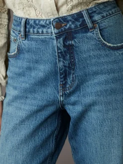 Normaal blauw - Boyfriend-jeans