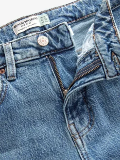 Normaal blauw - Boyfriend-jeans
