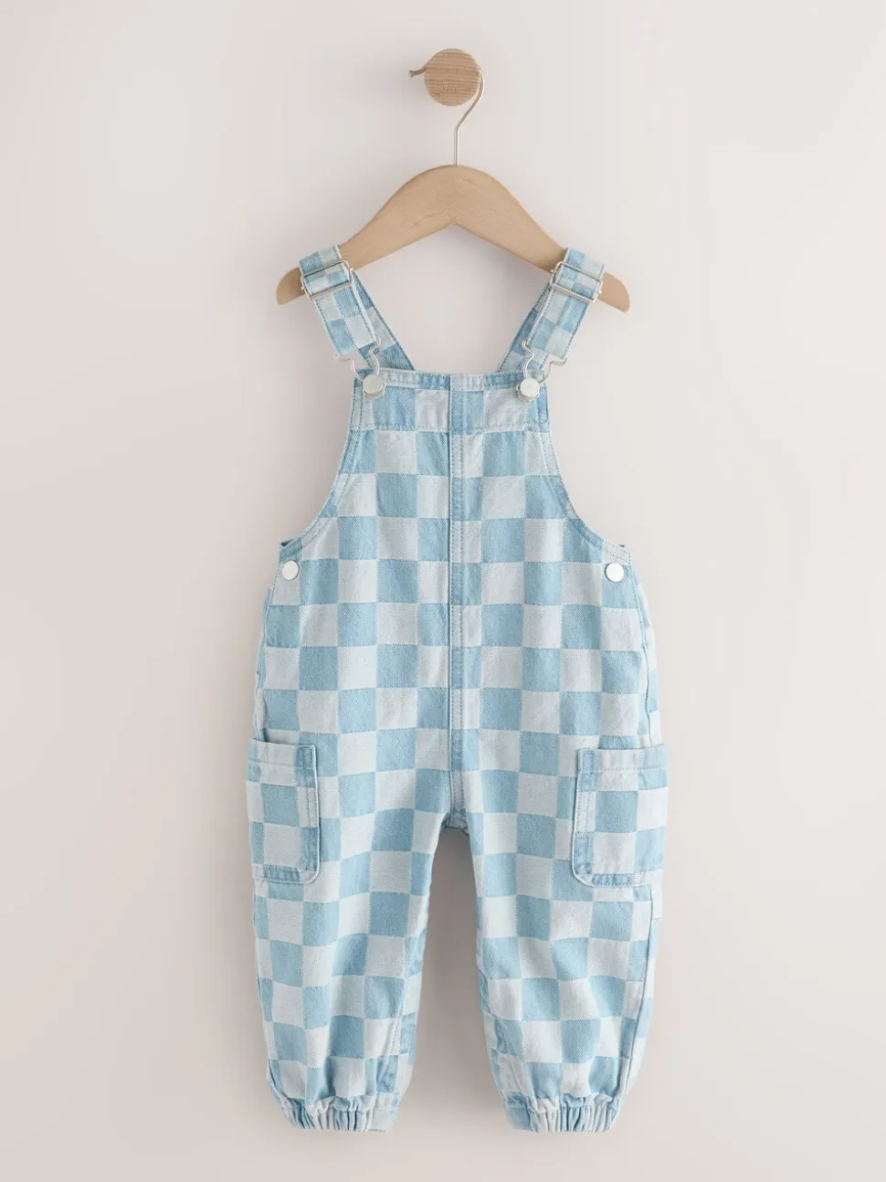 Normaal blauw - Bretelbroeken gecontroleerd (3maanden -7jaar)