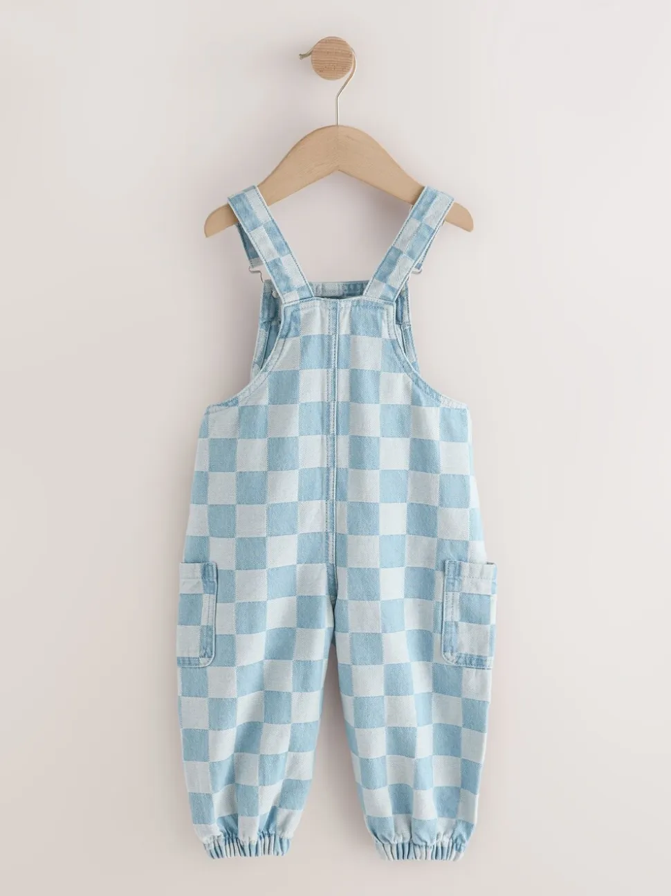 Normaal blauw - Bretelbroeken gecontroleerd (3maanden -7jaar)