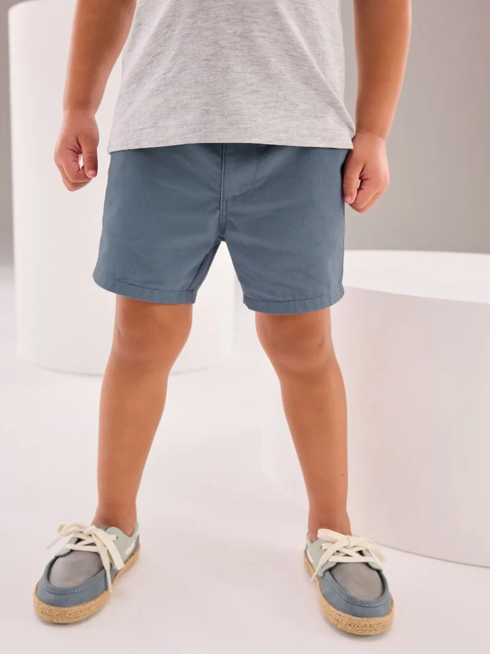 Normaal blauw - Chinoshort (3 mnd-7 jr)