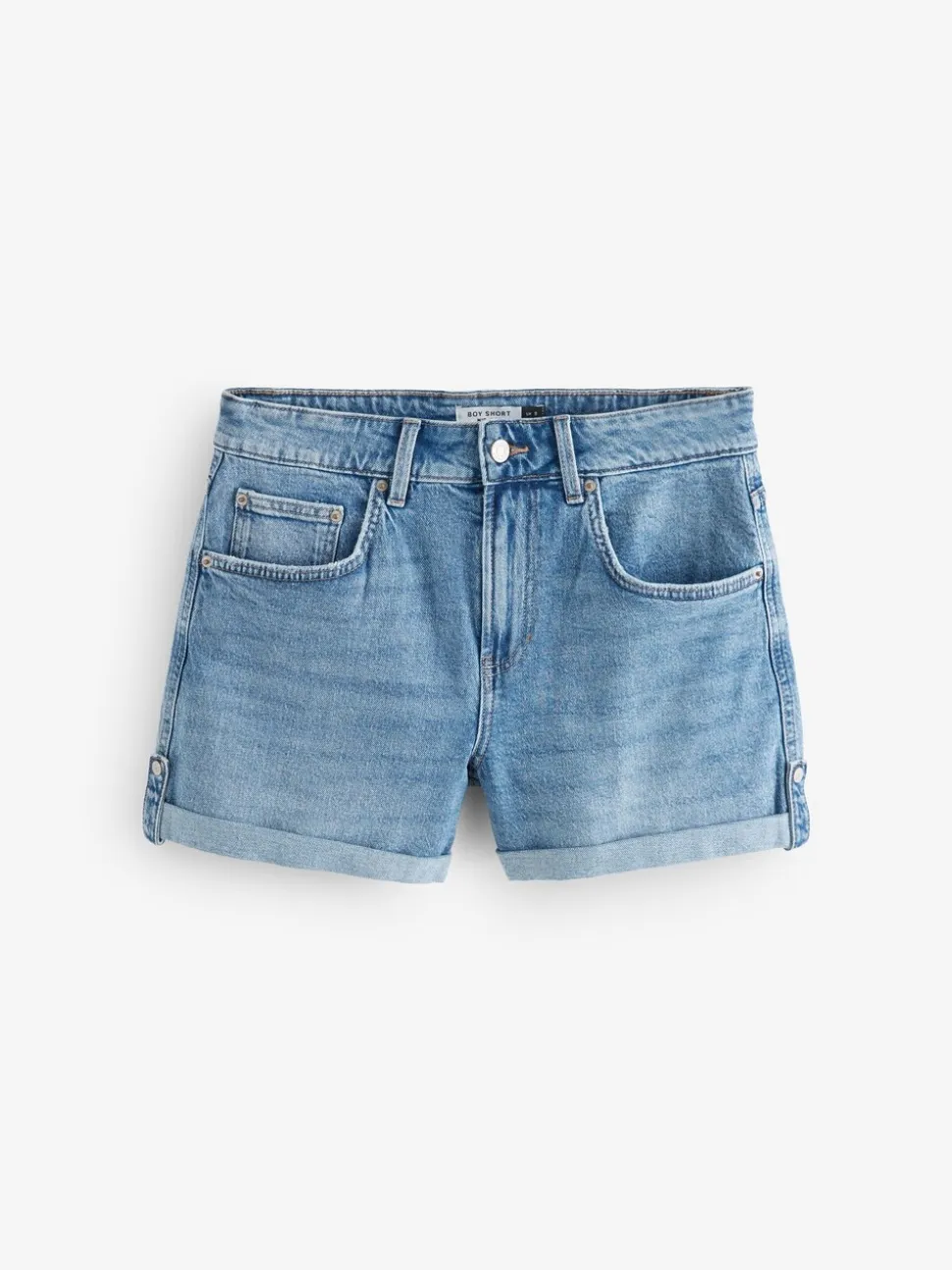 Normaal blauw - Denim jongensshort