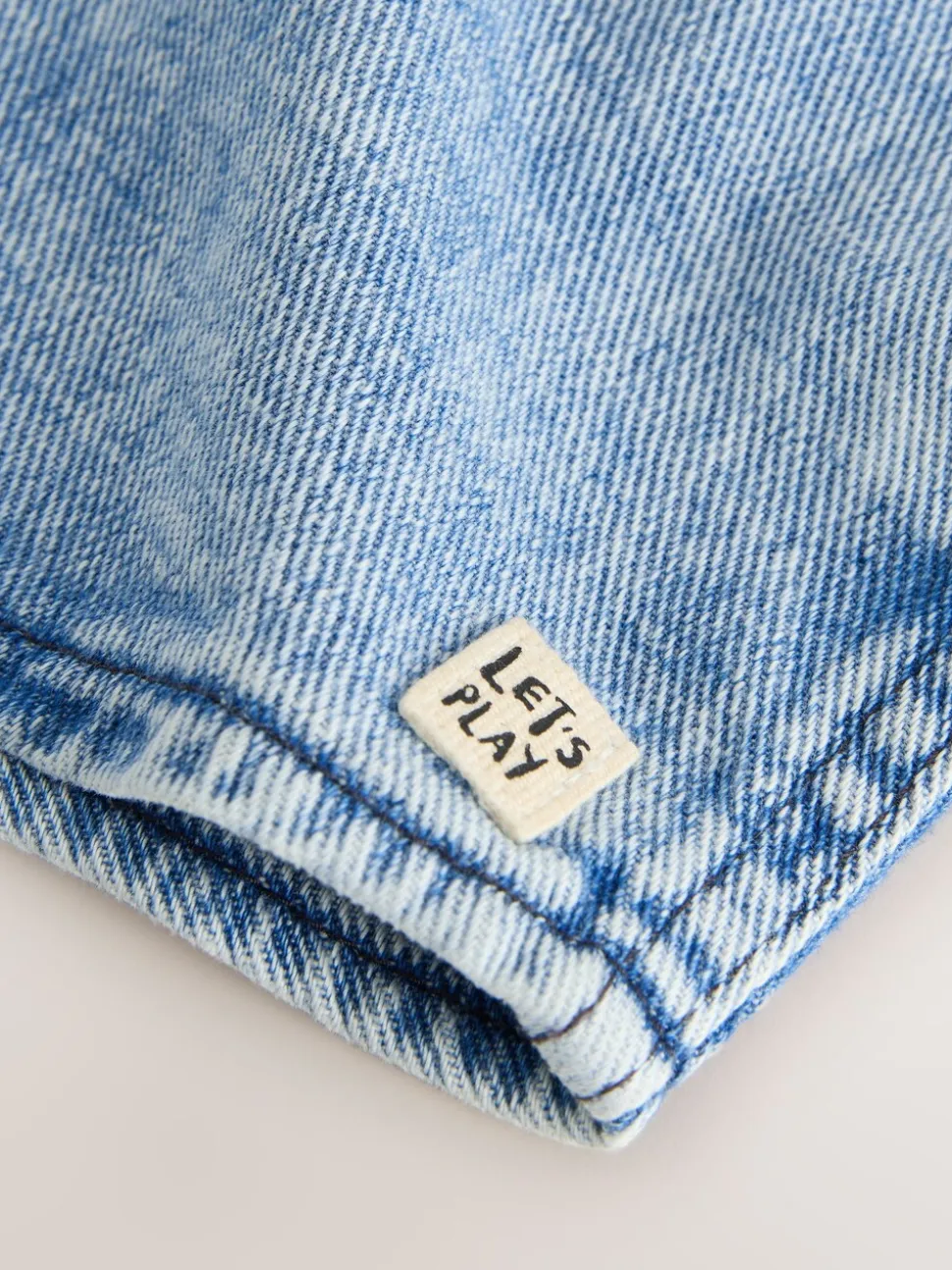 Normaal blauw - Denim overhemd met capuchon (3mnd -7jr)