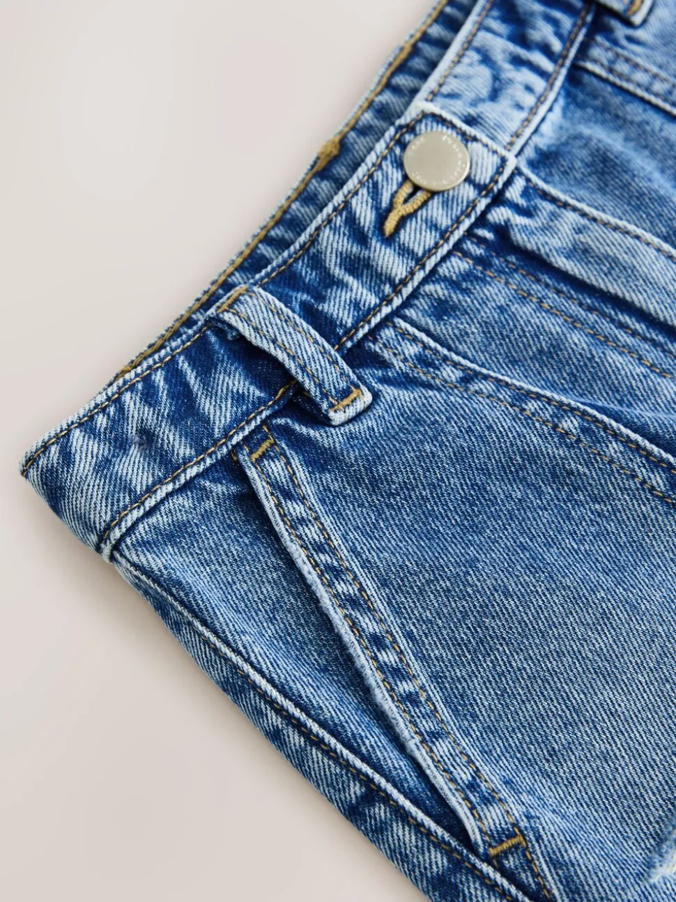 Normaal blauw - Denim rok (3-16jaar)