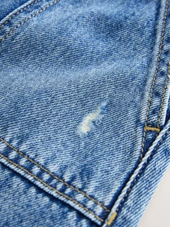 Normaal blauw - Denim rok (3-16jaar)