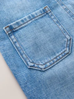 Normaal blauw - Denim tuinbroek (3mnd -7jr)