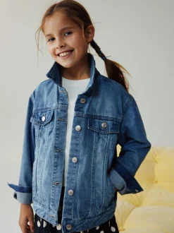 Normaal blauw - Denim Western Jacket (3-16yrs)