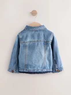 Normaal blauw - Denim westernjack 100% katoen (3 mnd - 7 jr)