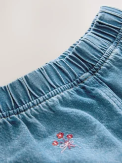 Normaal blauw - Galentines Embroidered Jeans (3mths-7yrs)