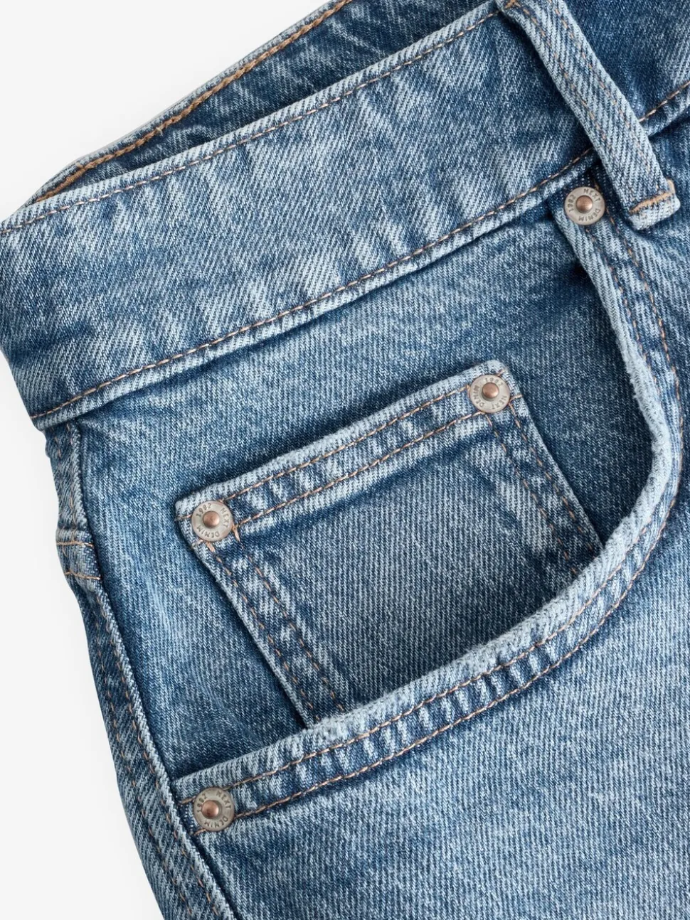 Normaal blauw - Hourglass - Denim boyshort