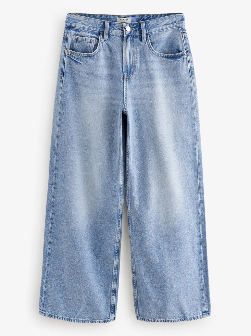 Normaal blauw - Jeans met wijde pijpen