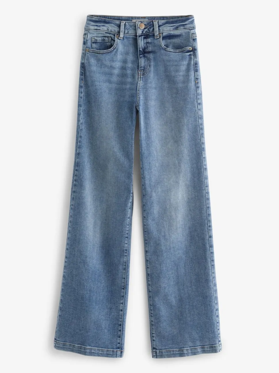 Normaal blauw - Jeans met wijde pijpen