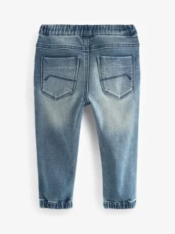 Normaal blauw - Jogger jeans met comfort stretch (3mnd-7jr)