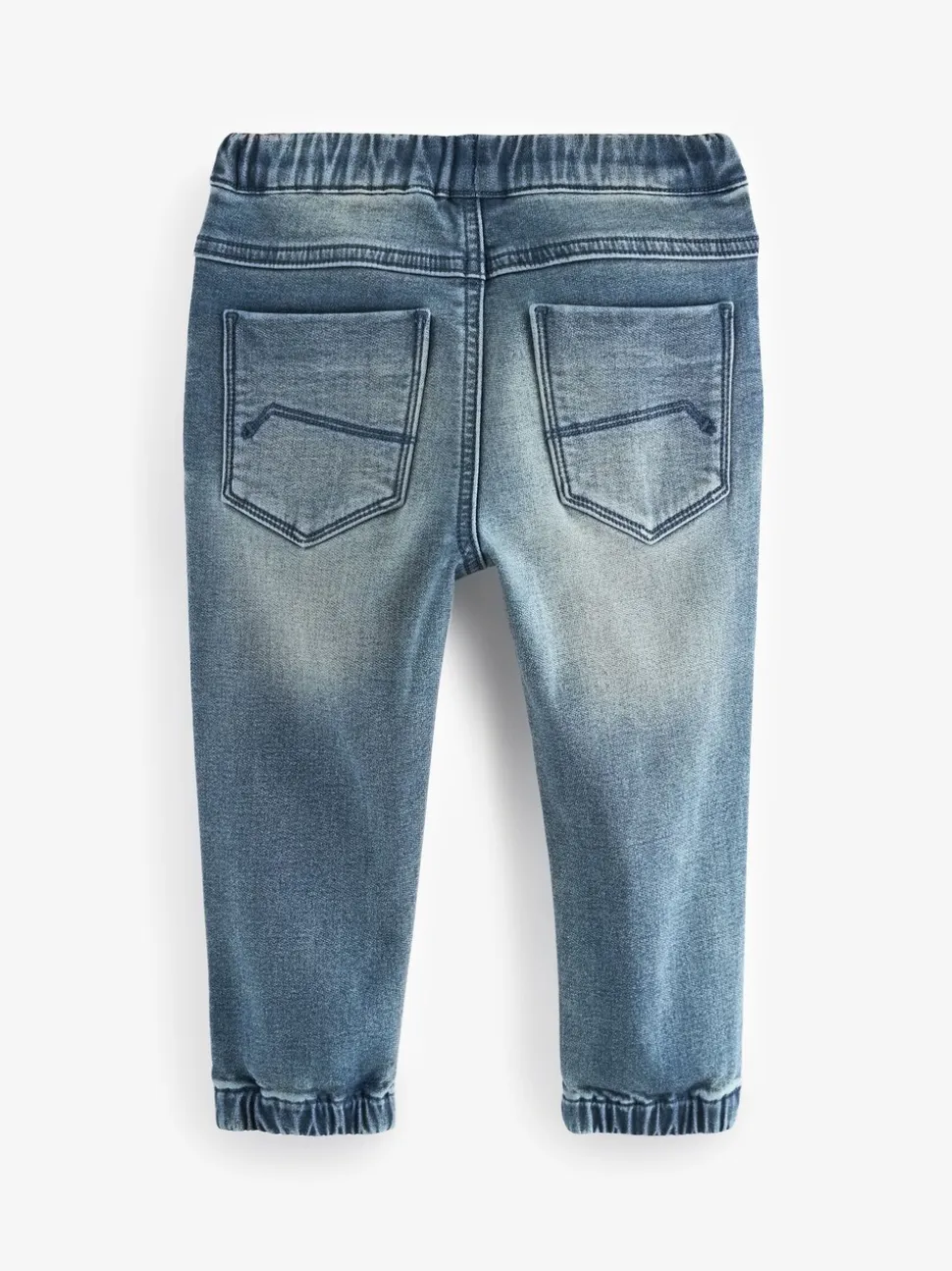 Normaal blauw - Jogger jeans met comfort stretch (3mnd-7jr)