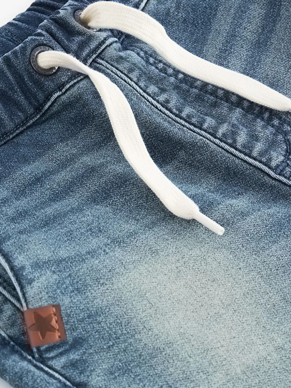 Normaal blauw - Jogger jeans met comfort stretch (3mnd-7jr)