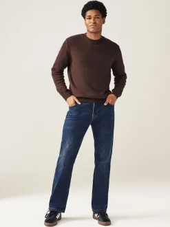 Normaal blauw - Klassieke stretchy jeans