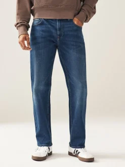 Normaal blauw - Klassieke stretchy Jeans met relaxed fit