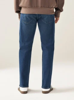 Normaal blauw - Klassieke stretchy Jeans met relaxed fit