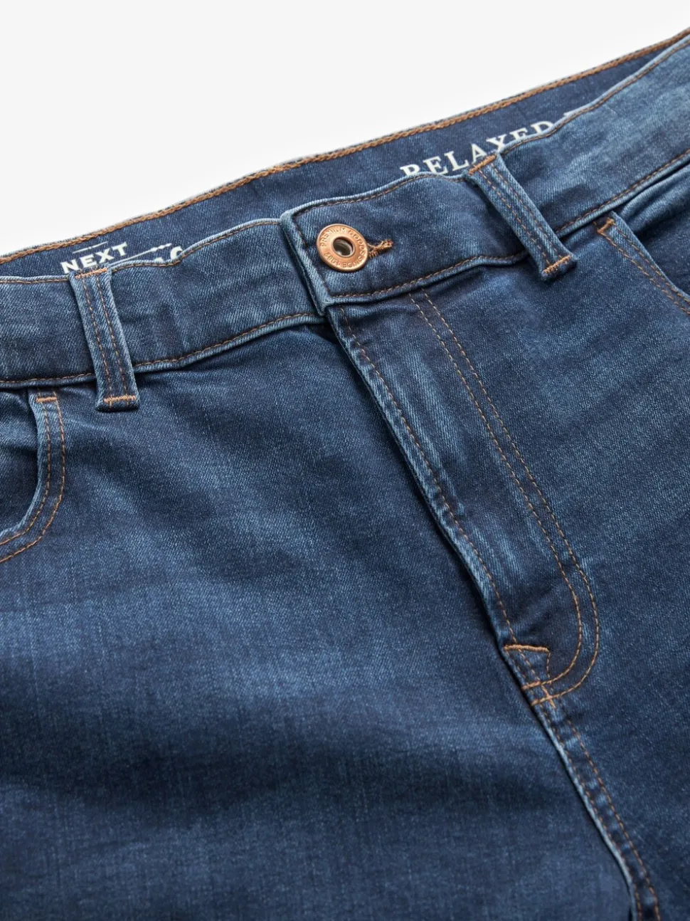 Normaal blauw - Klassieke stretchy Jeans met relaxed fit