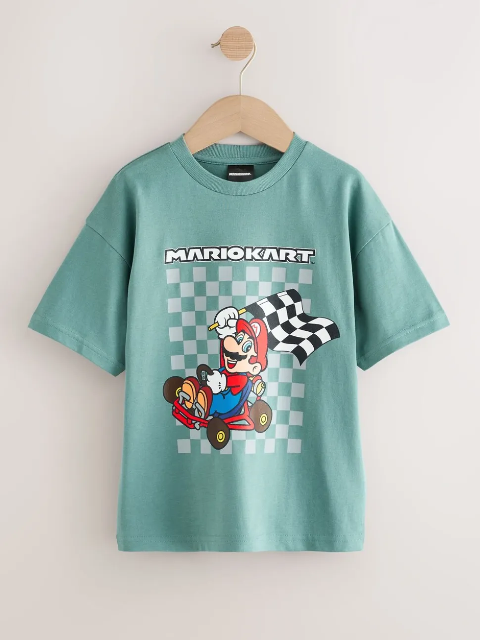 Normaal blauw - Mario Gaming T-shirt (3-16jaar)