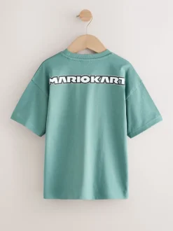 Normaal blauw - Mario Gaming T-shirt (3-16jaar)