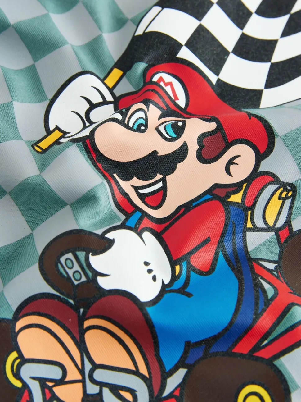 Normaal blauw - Mario Gaming T-shirt (3-16jaar)