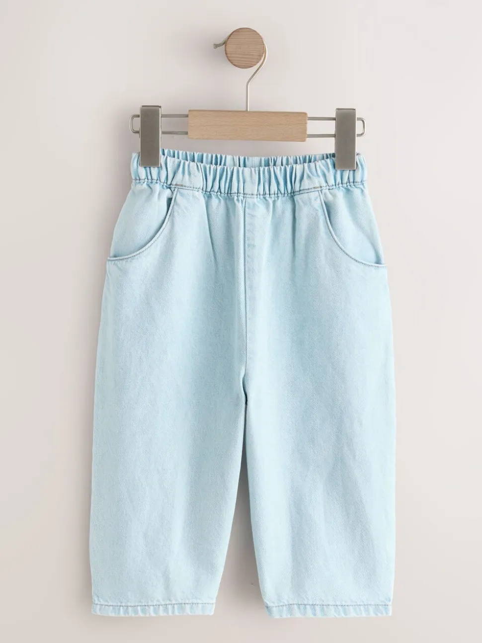 Normaal blauw - Pullon Barrel Jeans (3mths-7yrs)