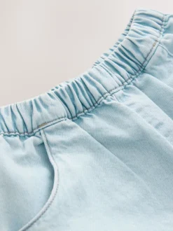Normaal blauw - Pullon Barrel Jeans (3mths-7yrs)