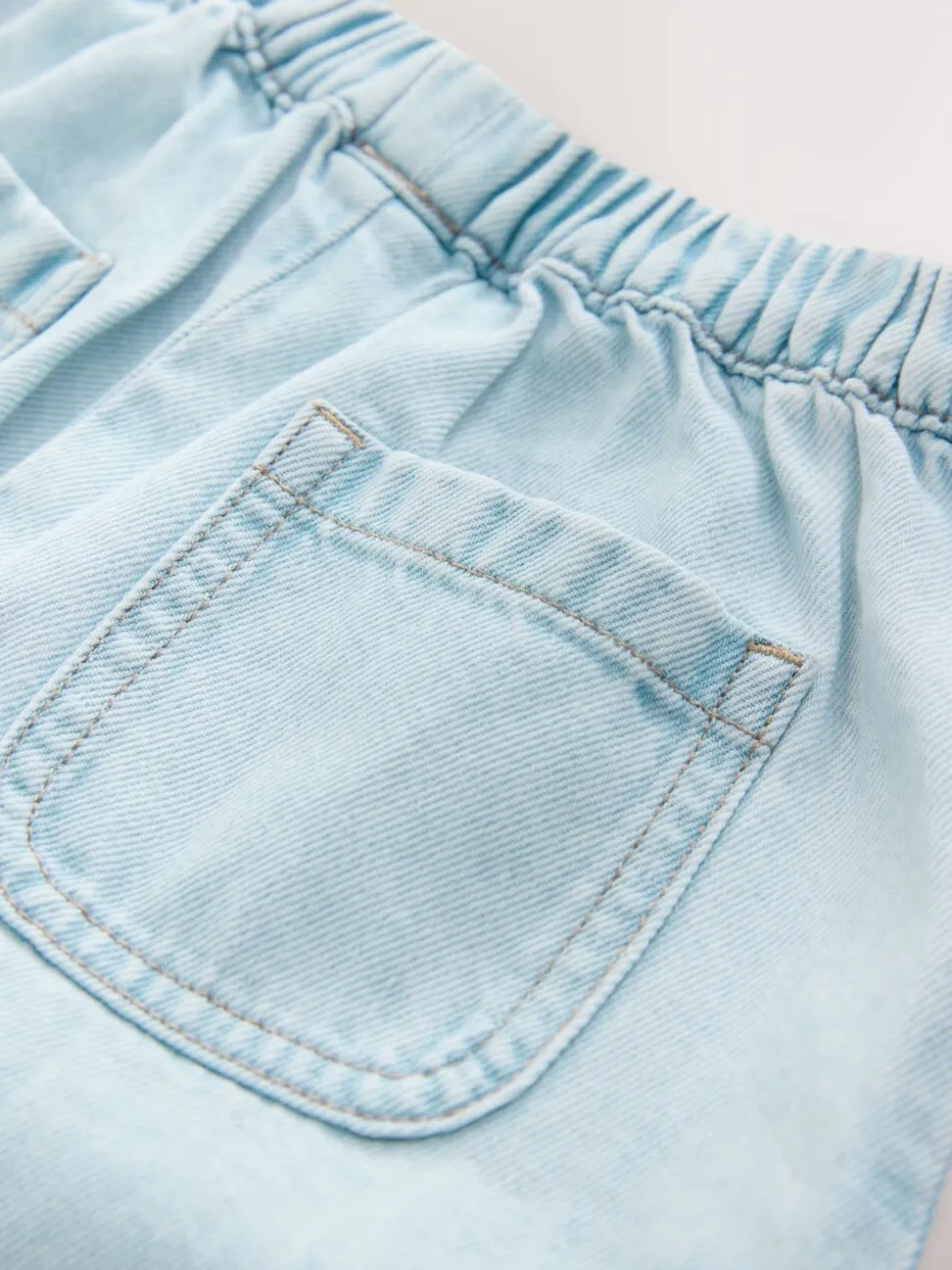 Normaal blauw - Pullon Barrel Jeans (3mths-7yrs)
