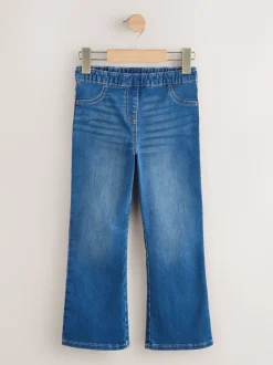 Normaal blauw - Pull-on flare jeans (3-16jr)